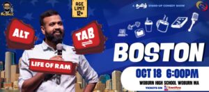 Annachi Ramkumar’s Alt + Tab – Life Of Ram – Comedy Show – Boston