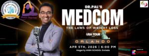 Dr Pal’S MEDCOM Standup Comedy show in English, Orlando
